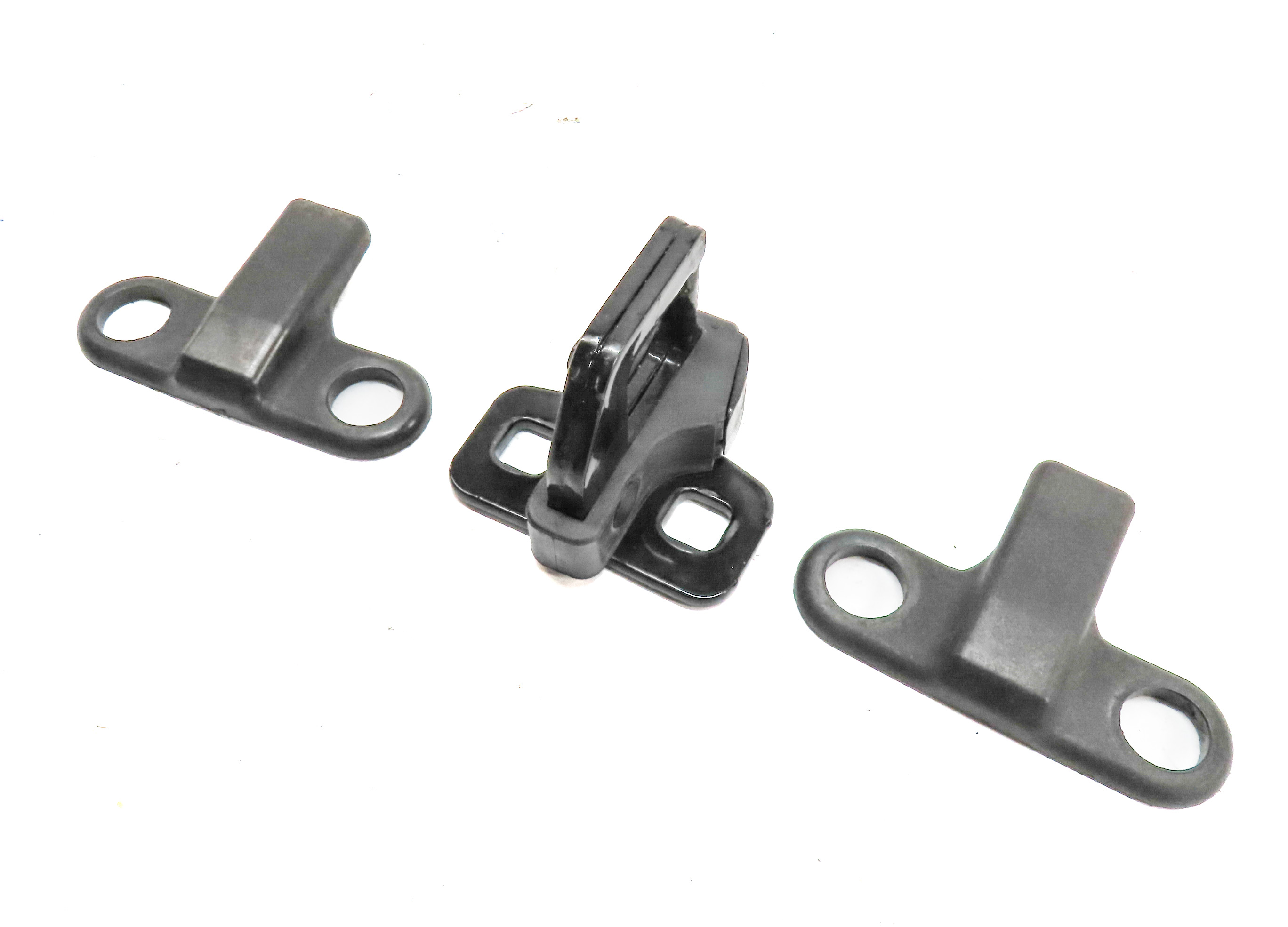 2010 LAND ROVER LR4 (L319) REAR TRUNK LIFTGATE LID UPPER STRIKER HOOK RAIL SET/3 — exact item pictured